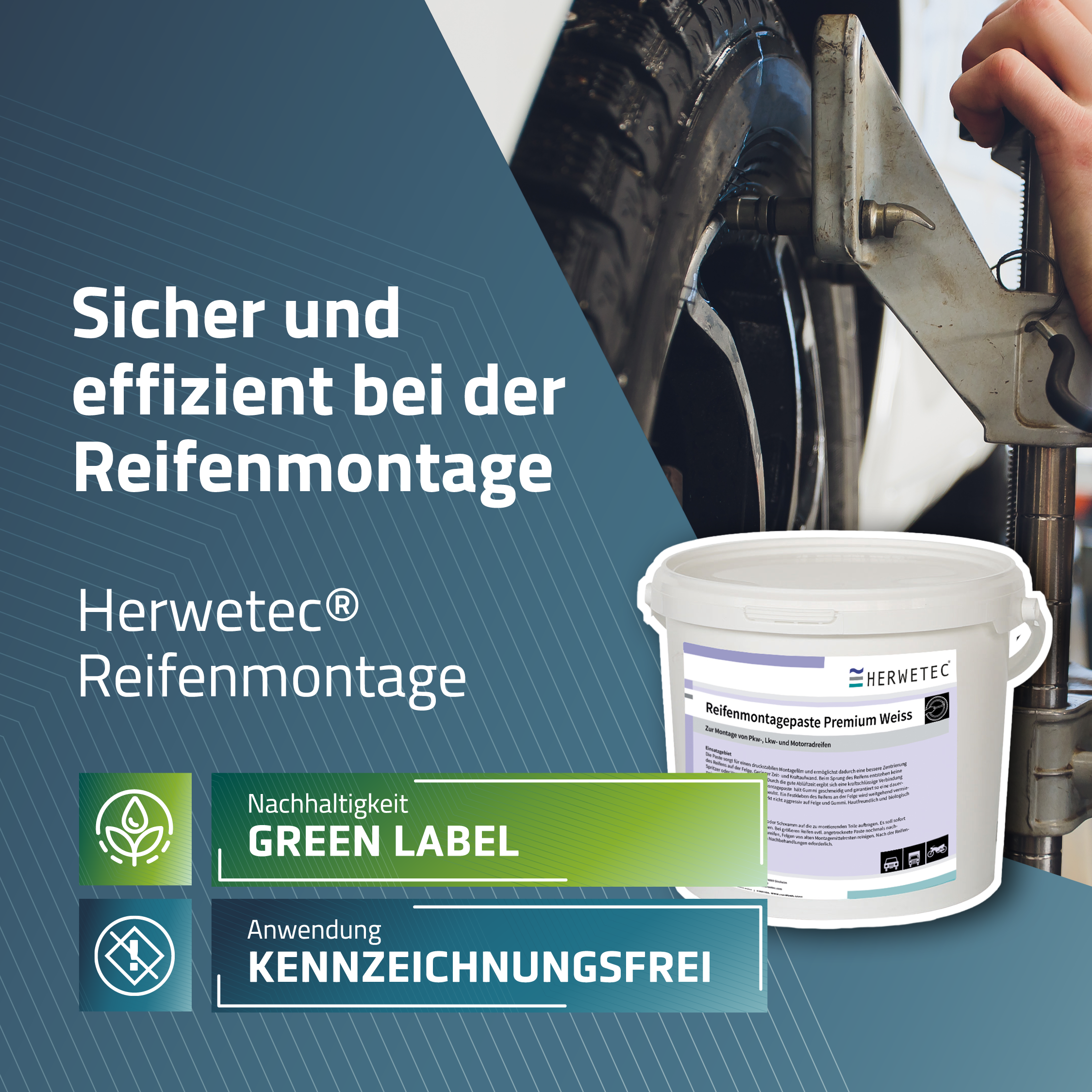 Reifenmontagepaste Premium Weiss – Bild 2